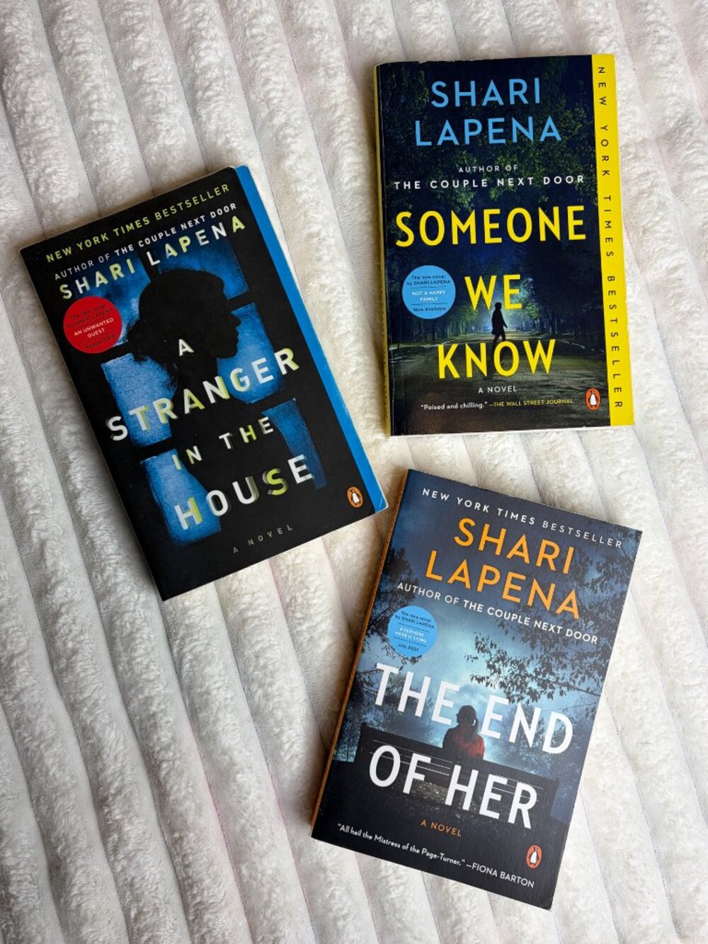 Shari Lapena 3 Book Bundle Psychological Thriller Mystery Paperbacks